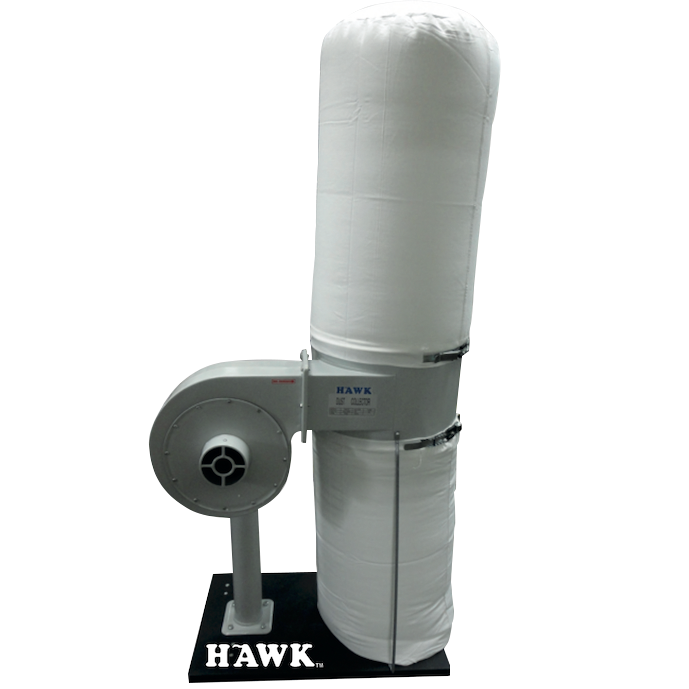 HAWK Dust Collector 1500W, 125mm, 42150L/min, 51kg FM300 - Click Image to Close